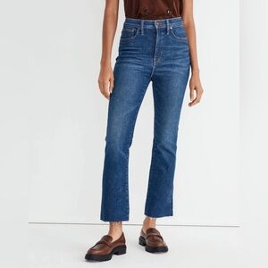Madewell Tall Cali Demi-Boot Jeans in Smithley Wash NG812 T28 28